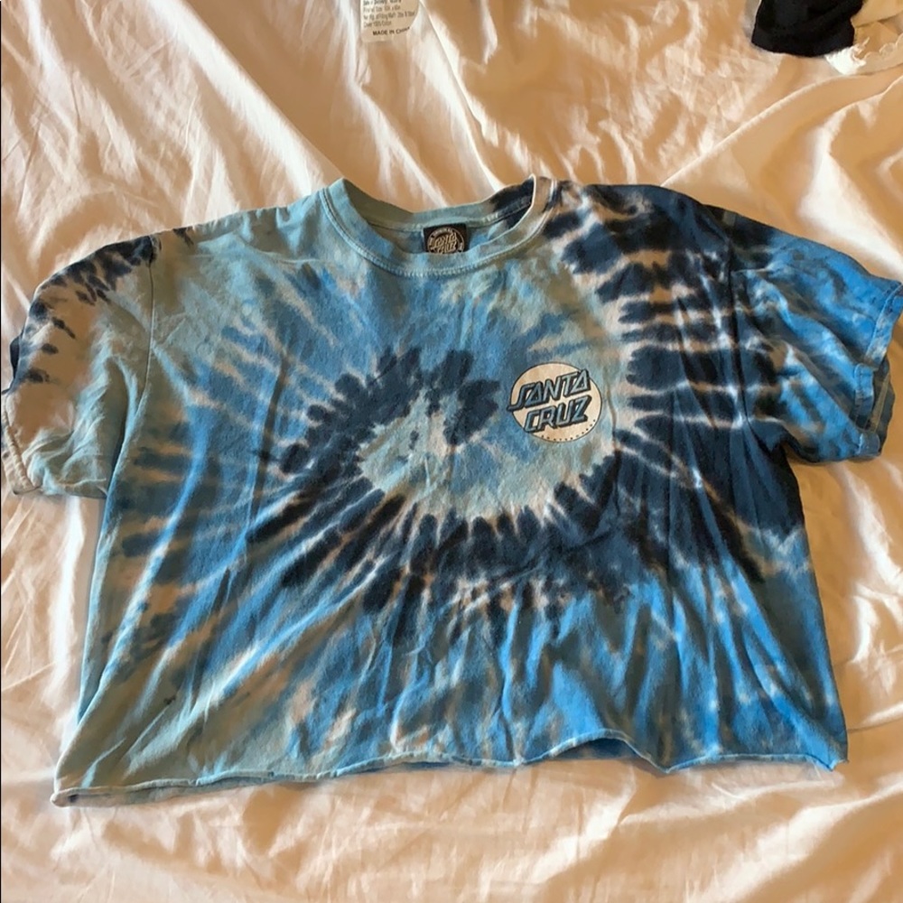 Santa Cruz cropped tee